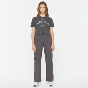 DE-YN Nylon Cargo Pants asphalt