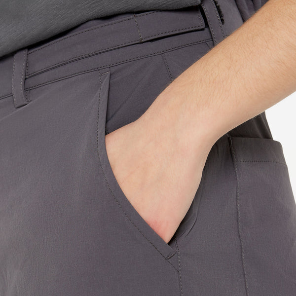 DE-YN Nylon Cargo Pants asphalt