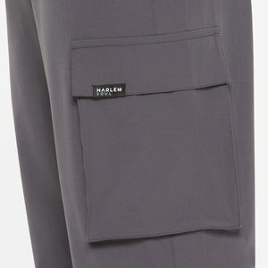 DE-YN Nylon Cargo Pants asphalt