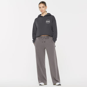 KE-LIS Cropped Hoodie asphalt