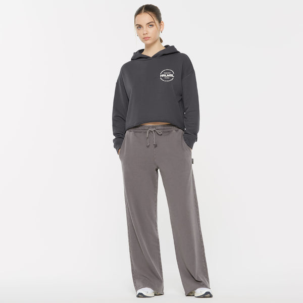 KE-LIS Cropped Hoodie asphalt