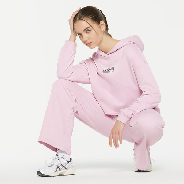 KE-LIS Cropped Hoodie pastel