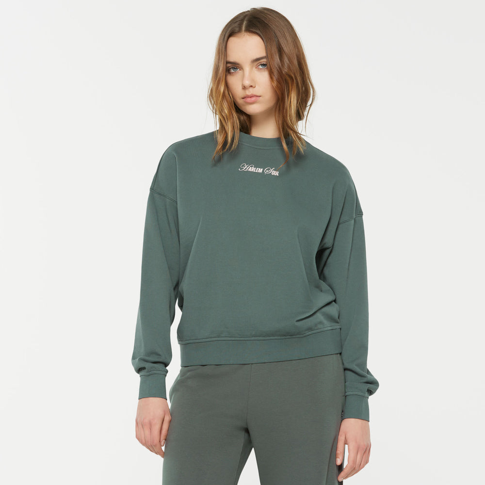LU-NA Sweatshirt Printed dark green