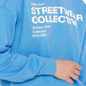 LU-NA Sweatshirt Printed electro blue