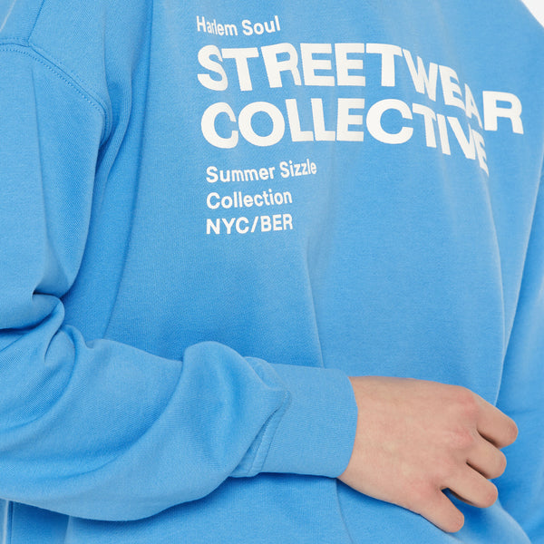 LU-NA Sweatshirt Printed electro blue