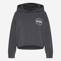 KE-LIS Cropped Hoodie asphalt