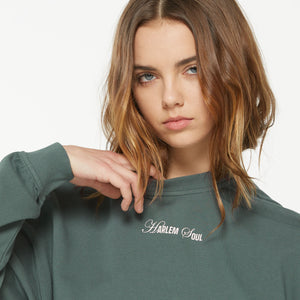 LU-NA Sweatshirt Printed dark green