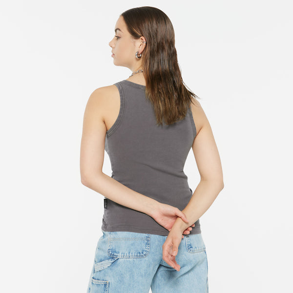 CAN-DICE Rib Top mit Logo asphalt