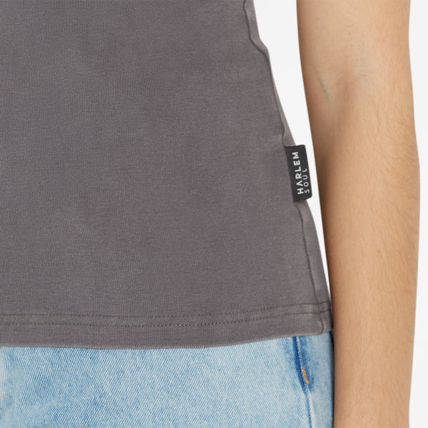 CAN-DICE Rib Top mit Logo asphalt