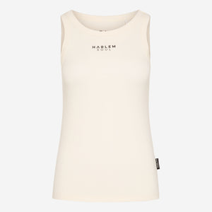 CAN-DICE Rib Top mit Logo nature - HARLEM SOUL