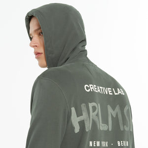 MAD-RID Hoodie Jacket Printed dark green