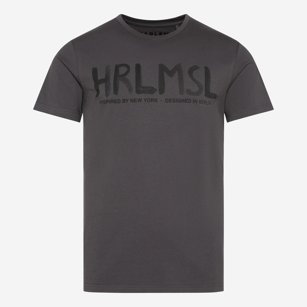 MEL-BOURNE T-Shirt Printed asphalt