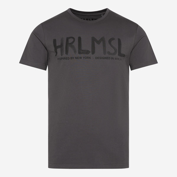 MEL-BOURNE T-Shirt Printed asphalt