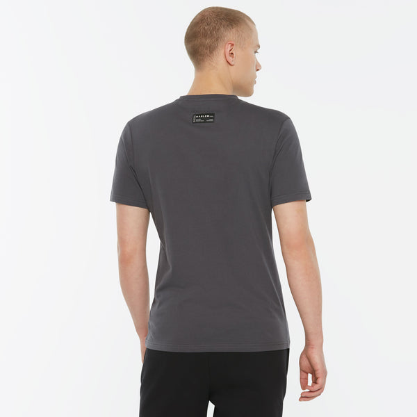 MEL-BOURNE T-Shirt Printed asphalt