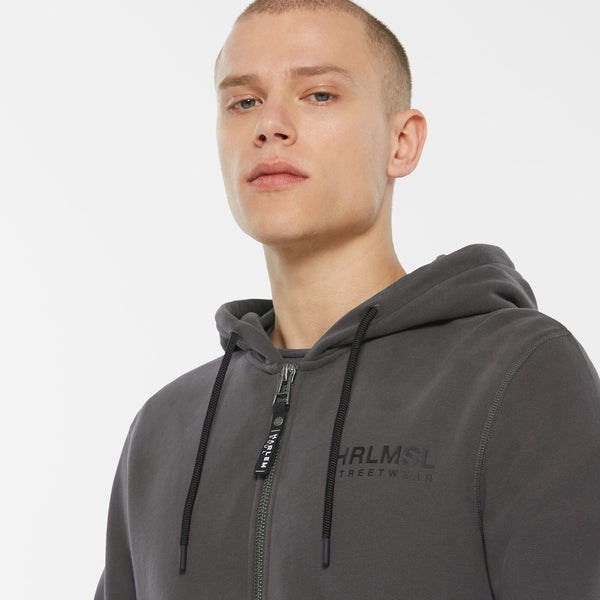 MAD-RID Hoodie Jacket Printed asphalt