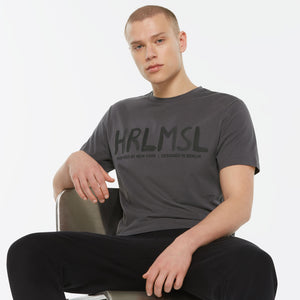 MEL-BOURNE T-Shirt Printed asphalt