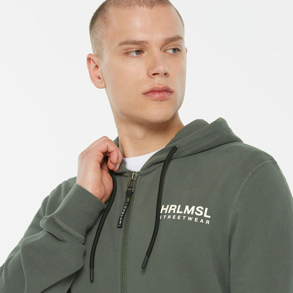 MAD-RID Hoodie Jacket Printed dark green