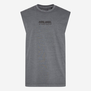 THE-O Muskelshirt printed asphalt