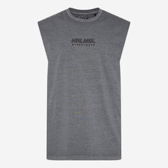 THE-O Muskelshirt printed asphalt