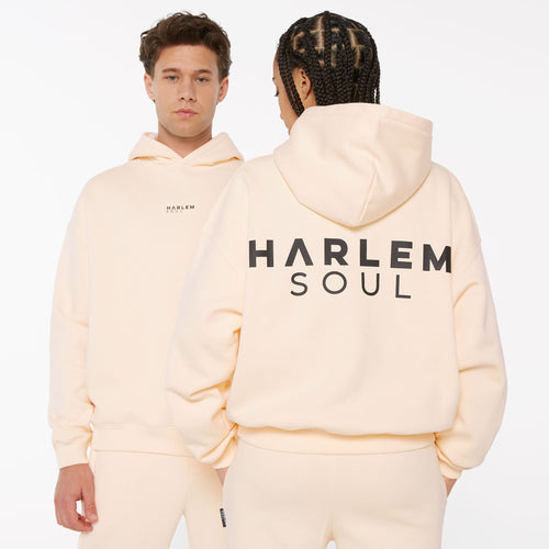 ELY-AS Hoodie Unisex mit Backprint cream