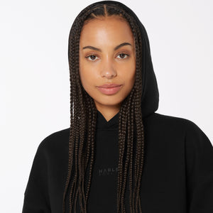 ELY-AS Hoodie Unisex mit Backprint black