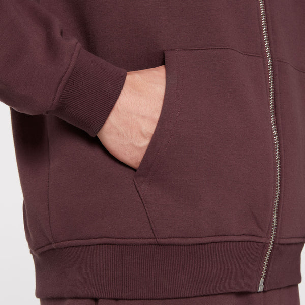 BRU-NO Hoodie Jacket Unisex cranberry juice