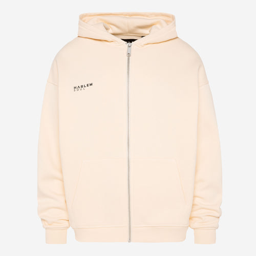 BRU-NO Hoodie Jacket Unisex cream - HARLEM SOUL