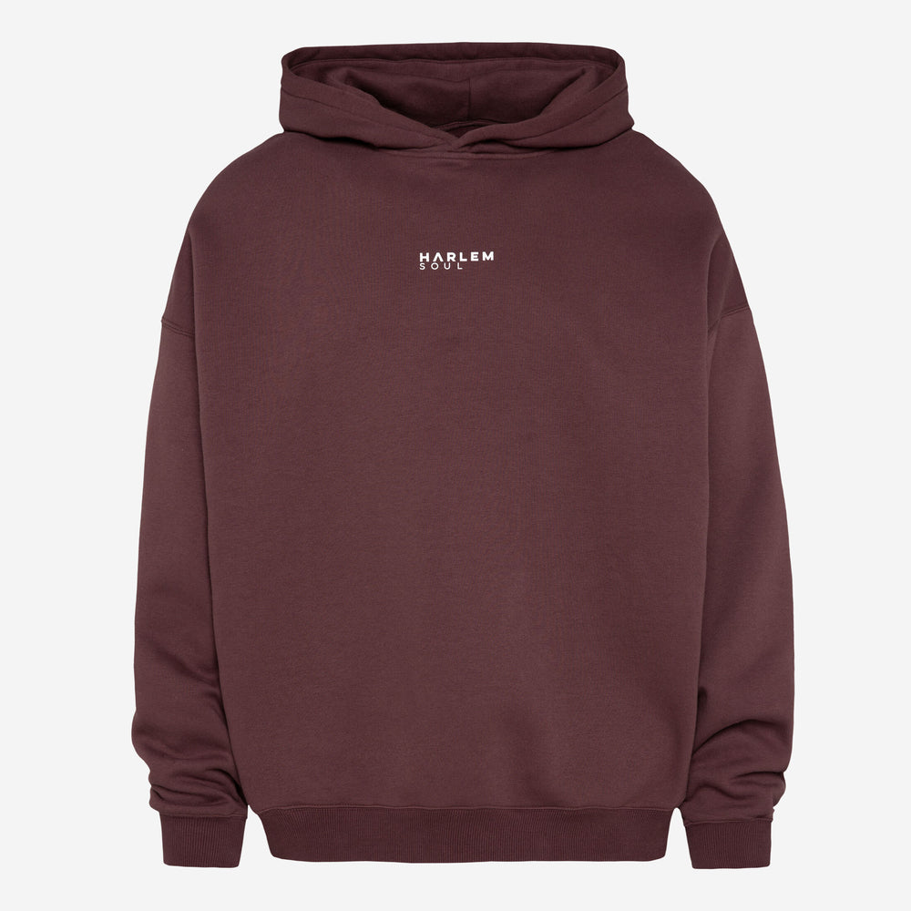 ELY-AS Hoodie Unisex mit Backprint cranberry juice