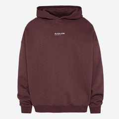 ELY-AS Hoodie Unisex mit Backprint cranberry juice