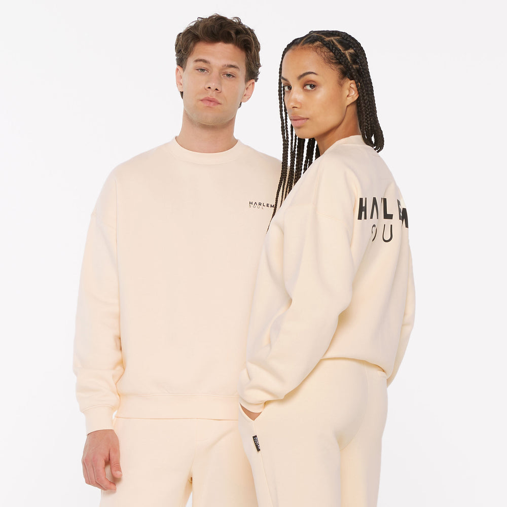 AD-AM Sweatshirt Unisex cream