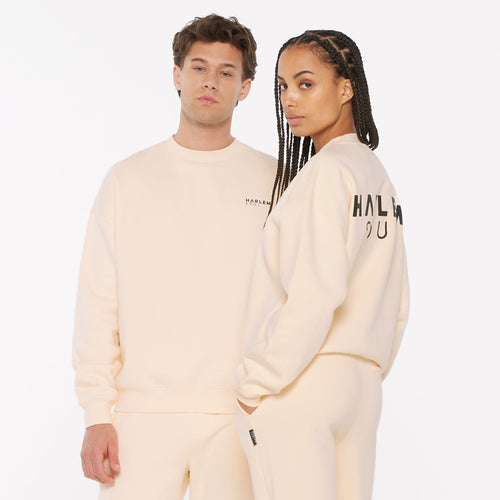 AD-AM Sweatshirt Unisex cream