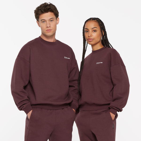 AD-AM Sweatshirt Unisex cranberry juice - HARLEM SOUL