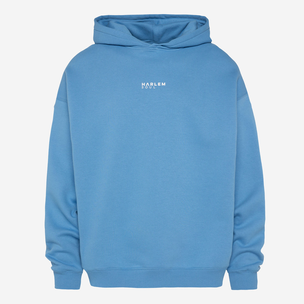 ELY-AS Hoodie Unisex mit Backprint electric sky