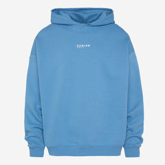 ELY-AS Hoodie Unisex mit Backprint electric sky