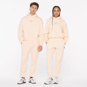 ELY-AS Hoodie Unisex mit Backprint cream