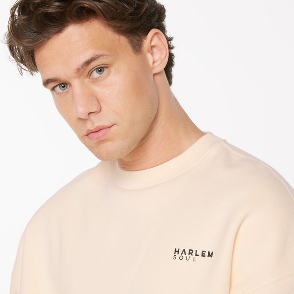AD-AM Sweatshirt Unisex cream