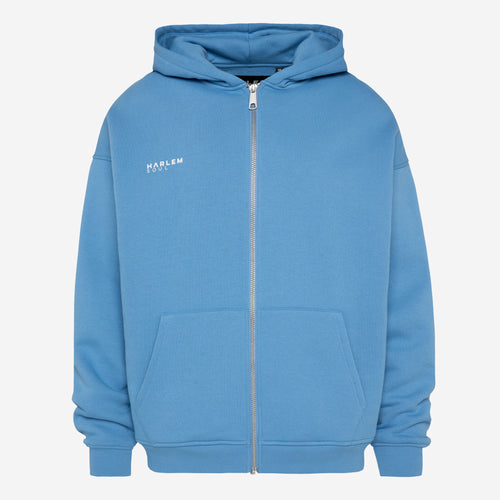 BRU-NO Hoodie Jacket Unisex electric sky - HARLEM SOUL