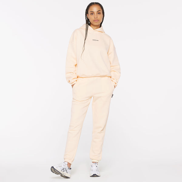 ELY-AS Hoodie Unisex mit Backprint cream