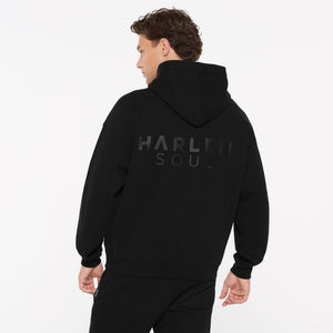 ELY-AS Hoodie Unisex mit Backprint black