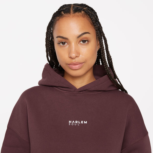 ELY-AS Hoodie Unisex mit Backprint cranberry juice