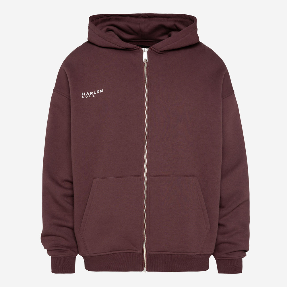 BRU-NO Hoodie Jacket Unisex cranberry juice