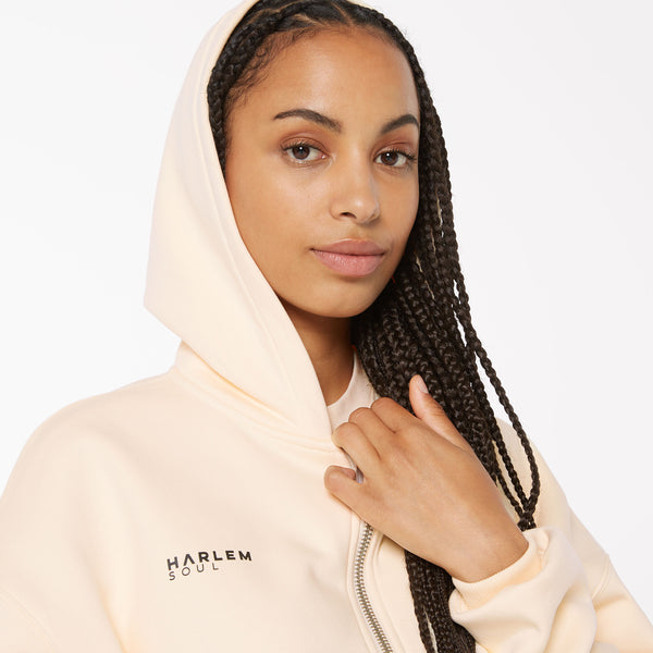 BRU-NO Hoodie Jacket Unisex cream