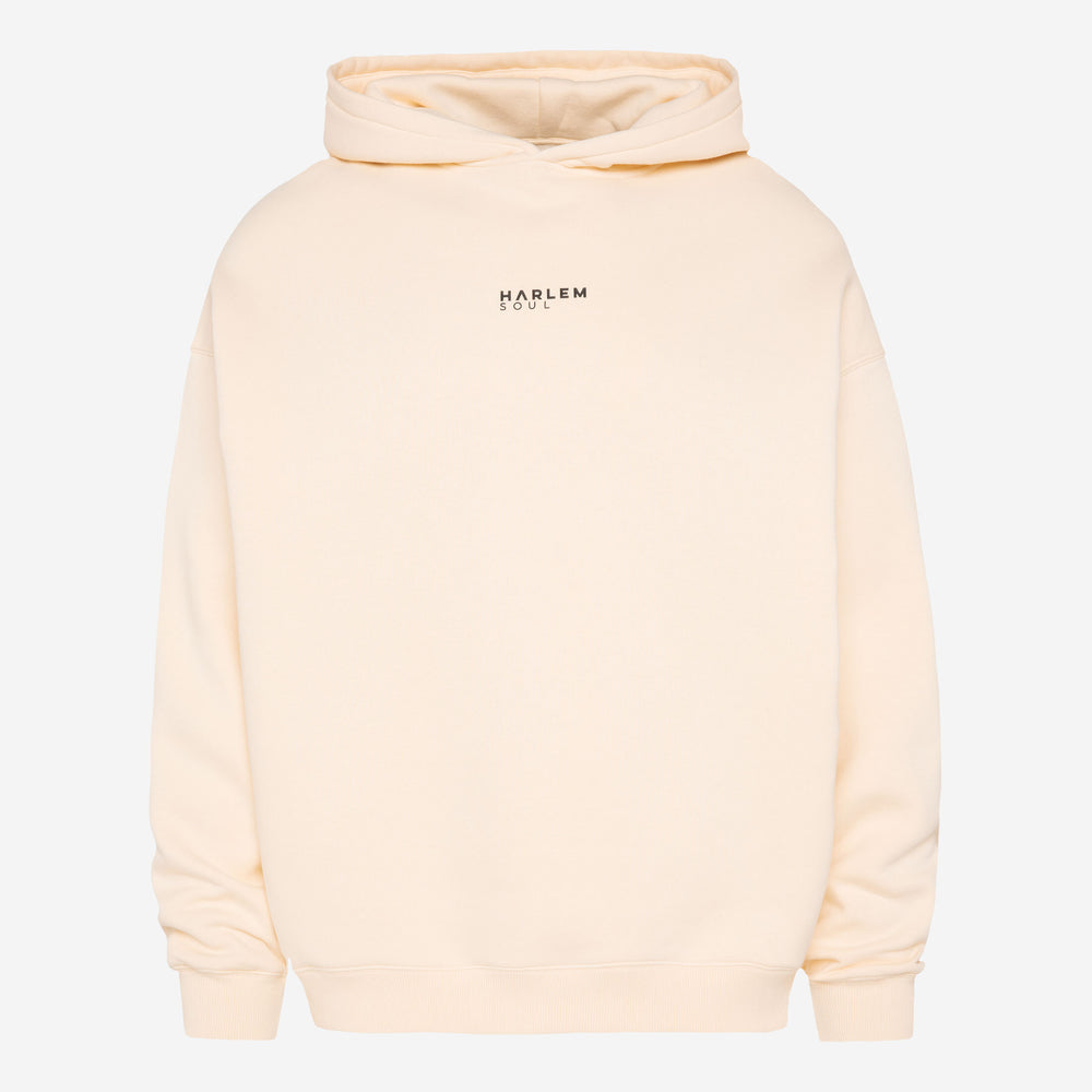 ELY-AS Hoodie Unisex mit Backprint cream