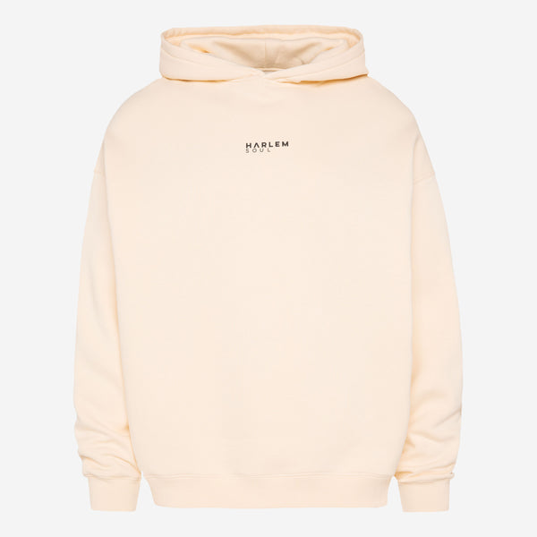ELY-AS Hoodie Unisex mit Backprint cream