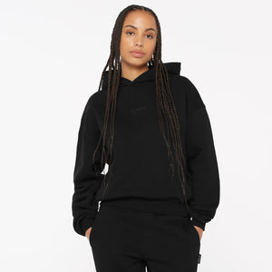 ELY-AS Hoodie Unisex mit Backprint black