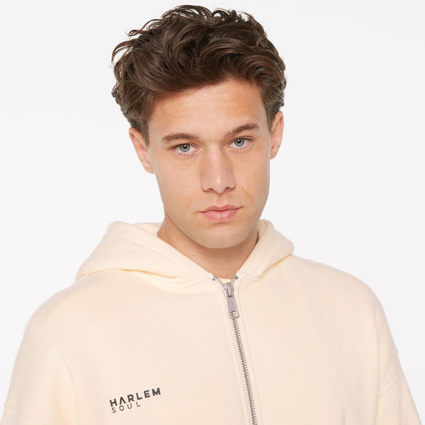 BRU-NO Hoodie Jacket Unisex cream
