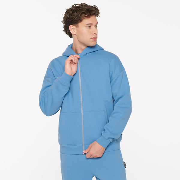 BRU-NO Hoodie Jacket Unisex electric sky