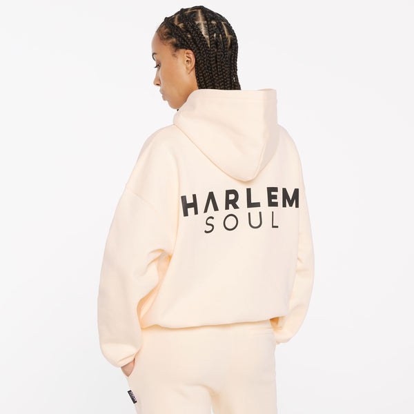 ELY-AS Hoodie Unisex mit Backprint cream
