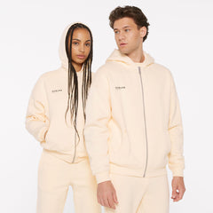 BRU-NO Hoodie Jacket Unisex cream