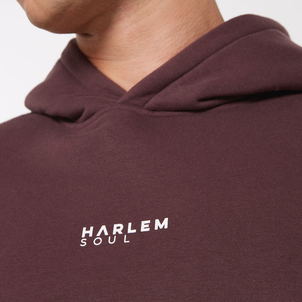 ELY-AS Hoodie Unisex mit Backprint cranberry juice